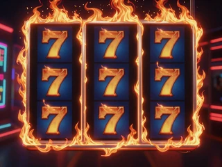 Hot to Burn klassischer Frucht-Slot mit Flammen-Effekten