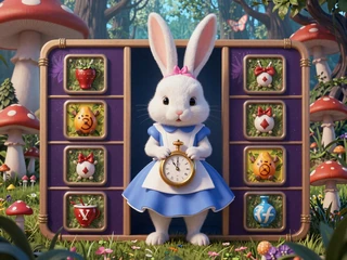 White Rabbit Megaways m&auml;rchenhafter Slot im Wunderland-Stil