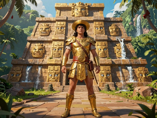 Gonzo's Quest Megaways Abenteuer-Slot mit Dschungeltempel