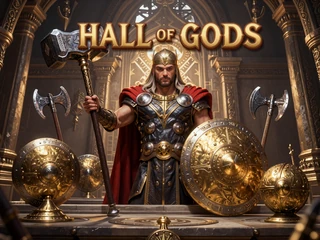 Hall of Gods nordischer Jackpot-Slot mit Wikinger-Thematik